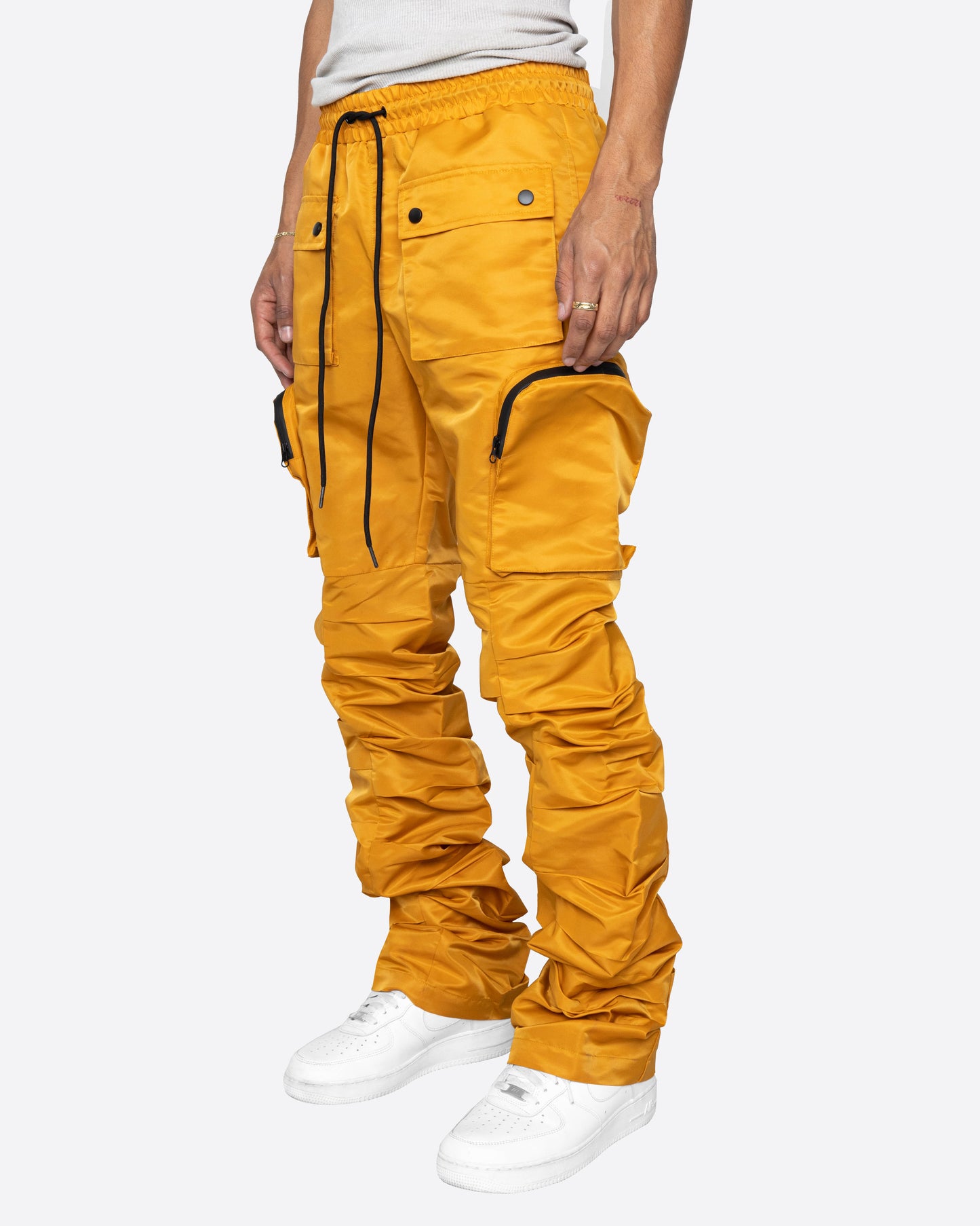 EPTM STACKED FLARE 3.0-MUSTARD