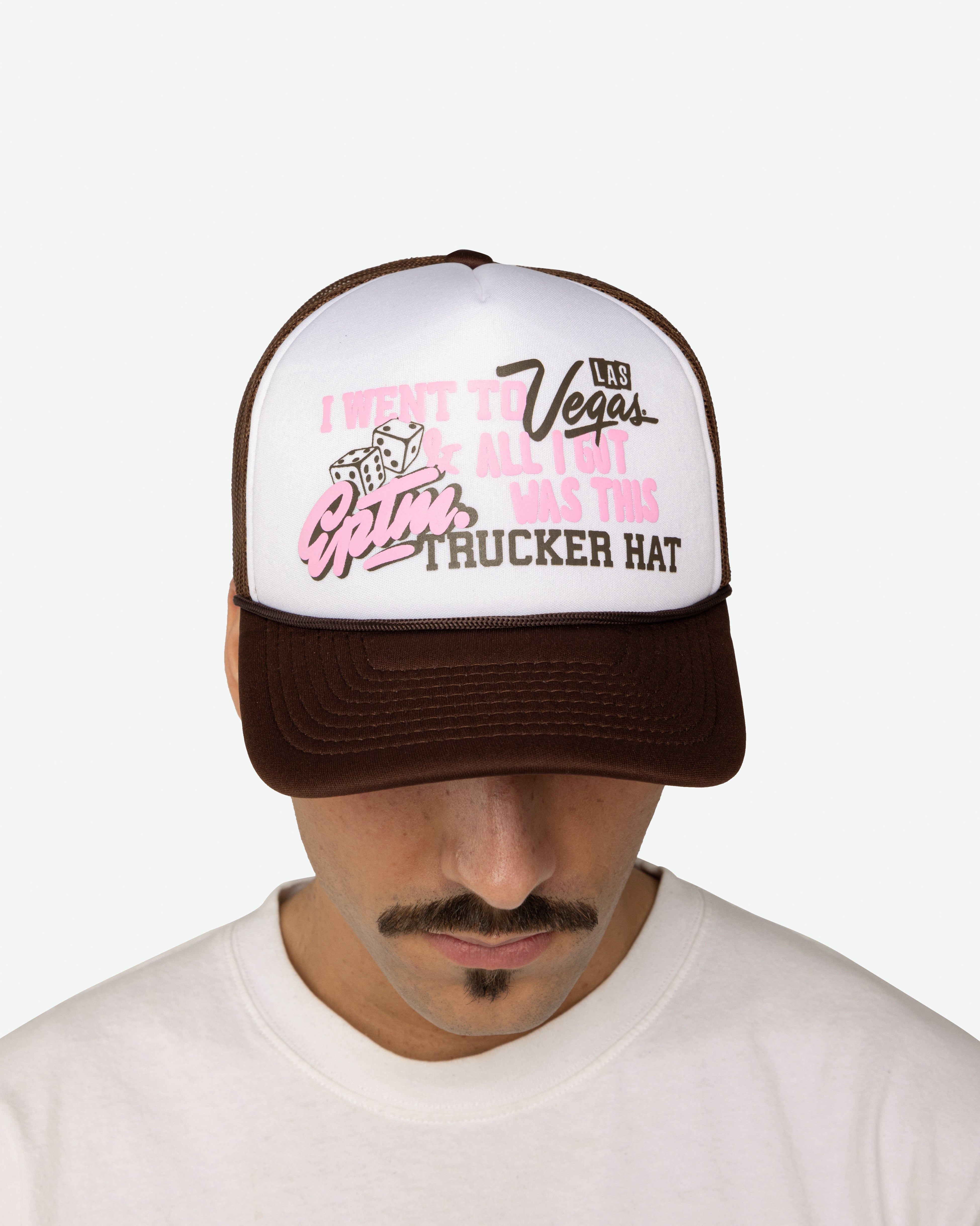 EPTM VEGAS TRUCKER HAT-BROWN