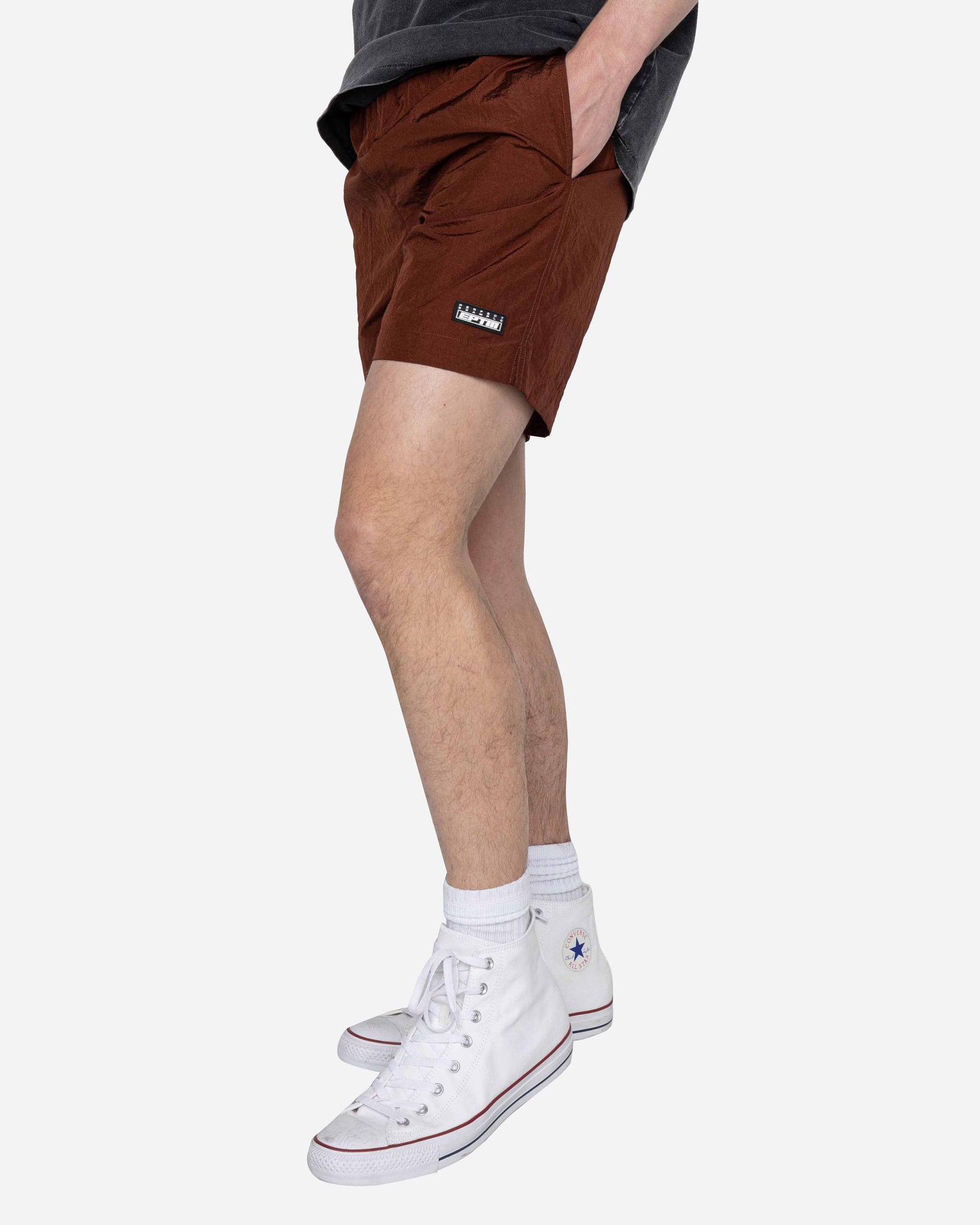 EPTM ALLOY SHORTS-BROWN