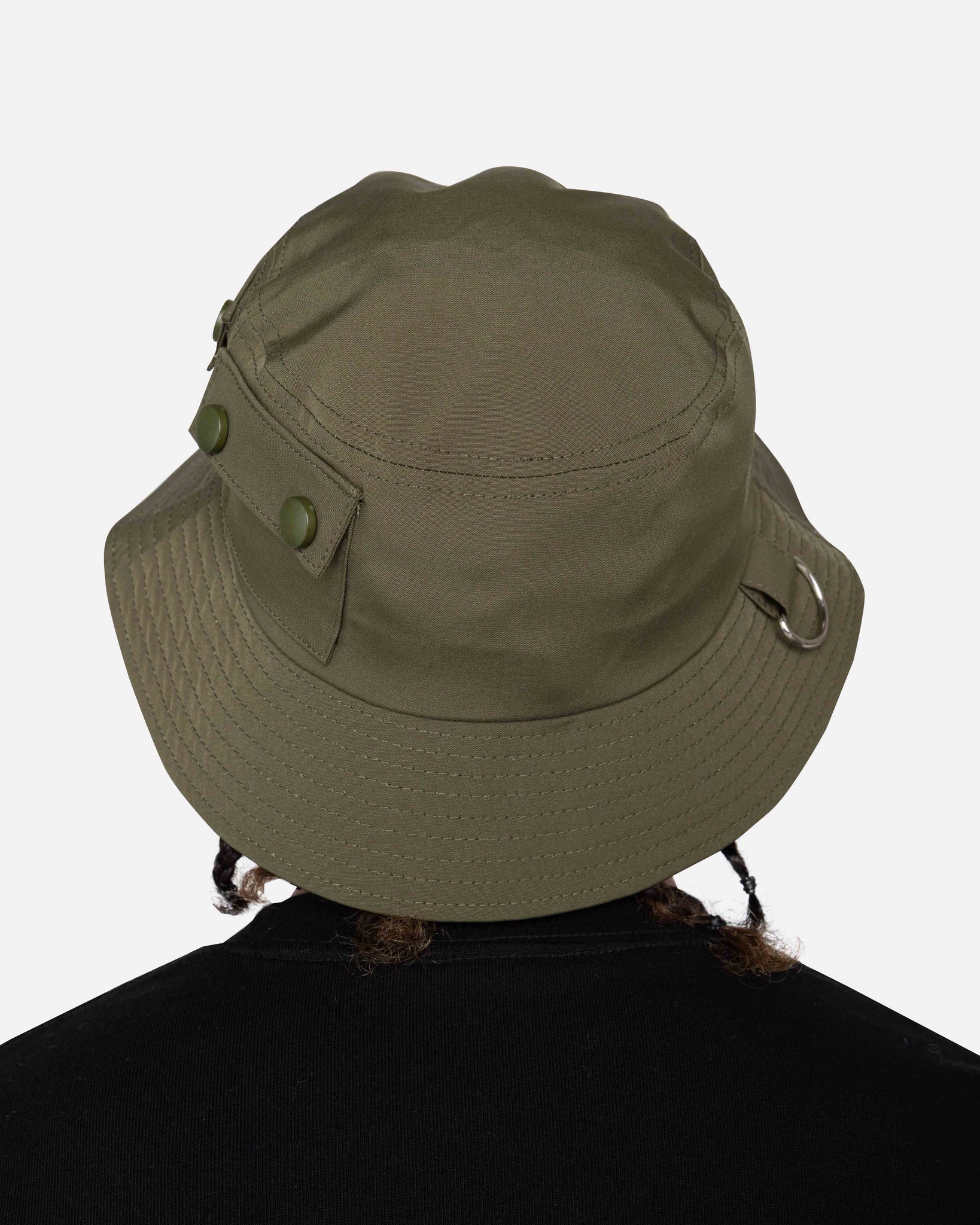 EPTM SNAP BUTTON BUCKET HATS-OLIVE
