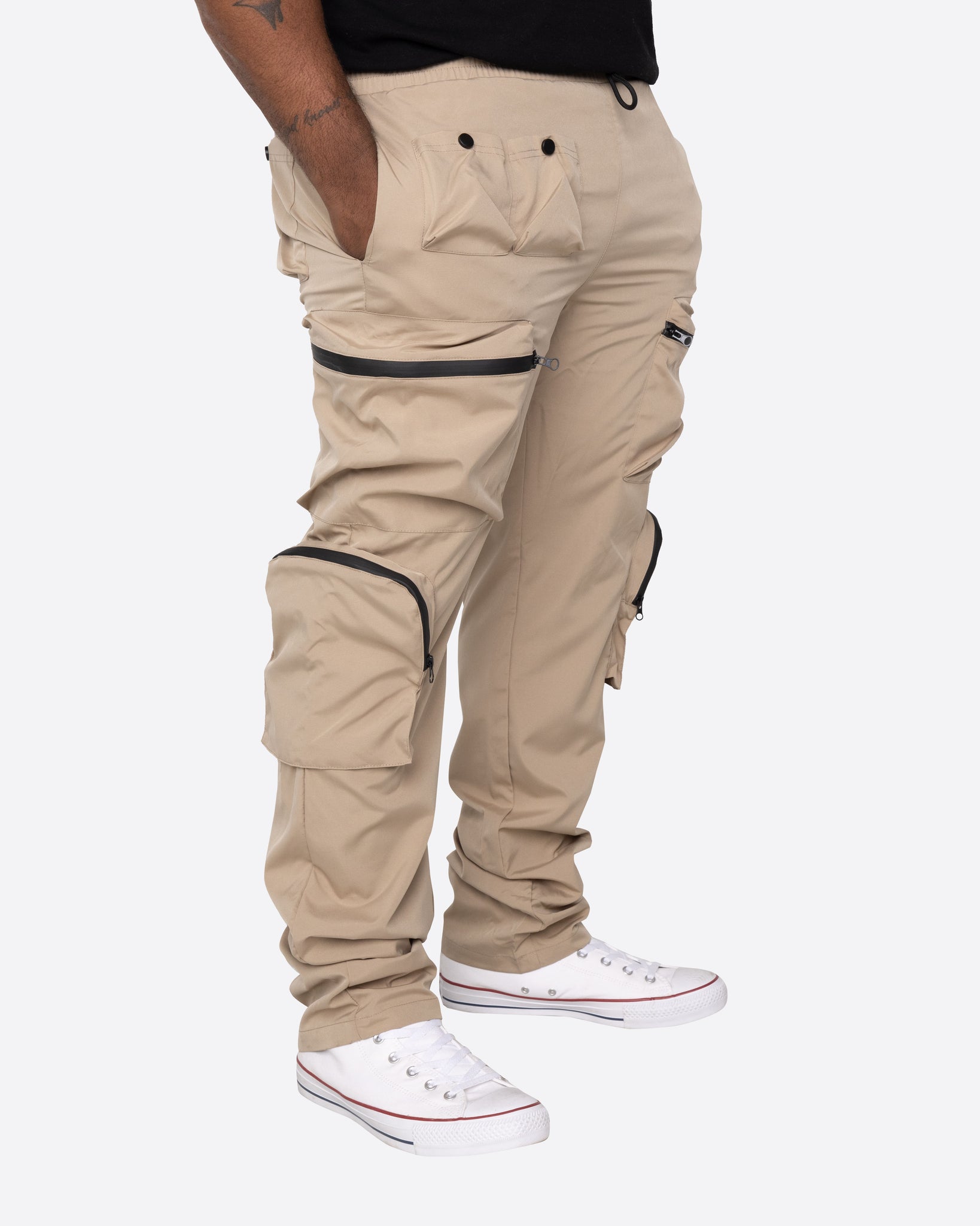 EPTM XLBOYZ COMBAT TRACK PANTS-KHAKI