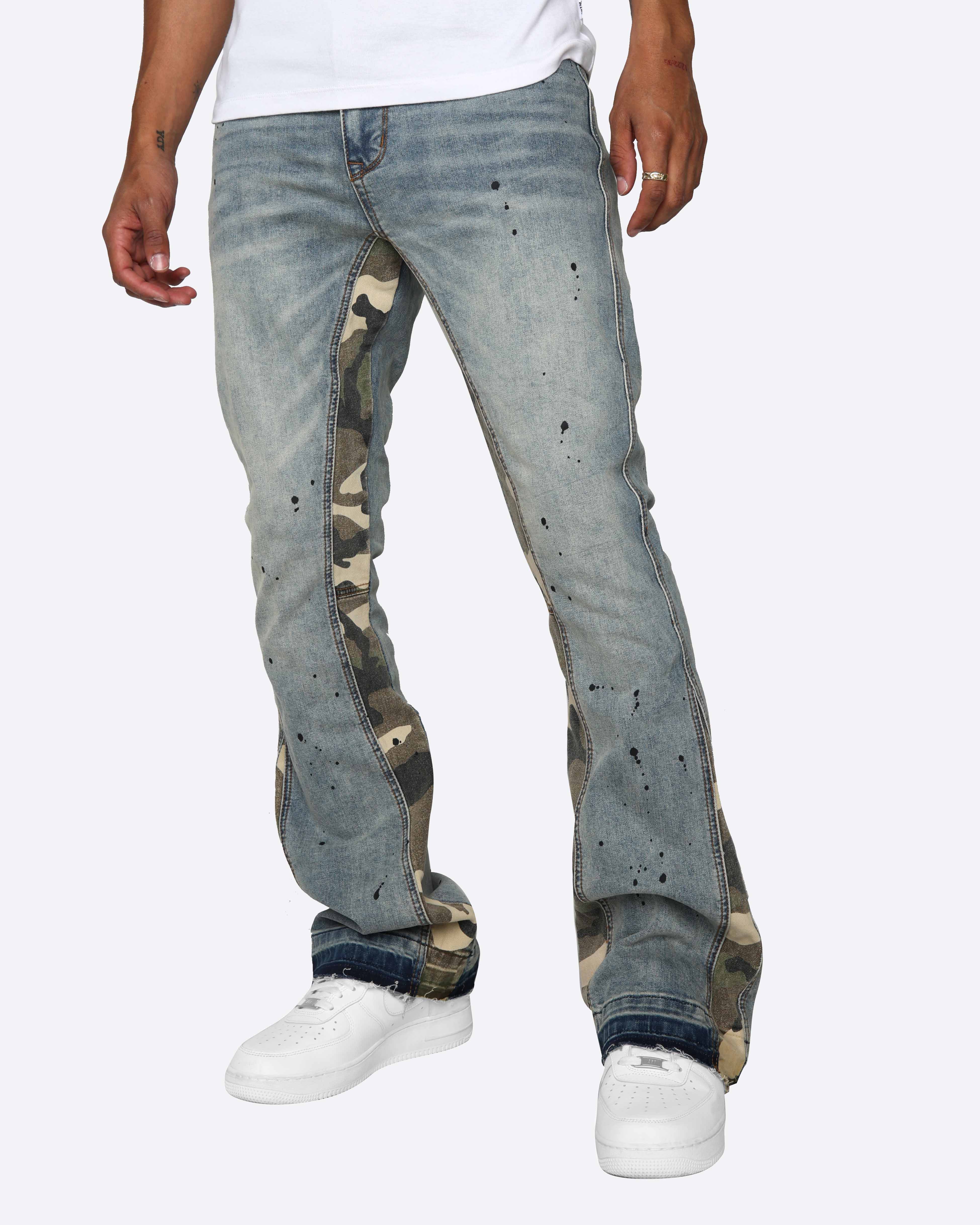 Philipp Plein camouflage-print straight-leg Jeans - Farfetch