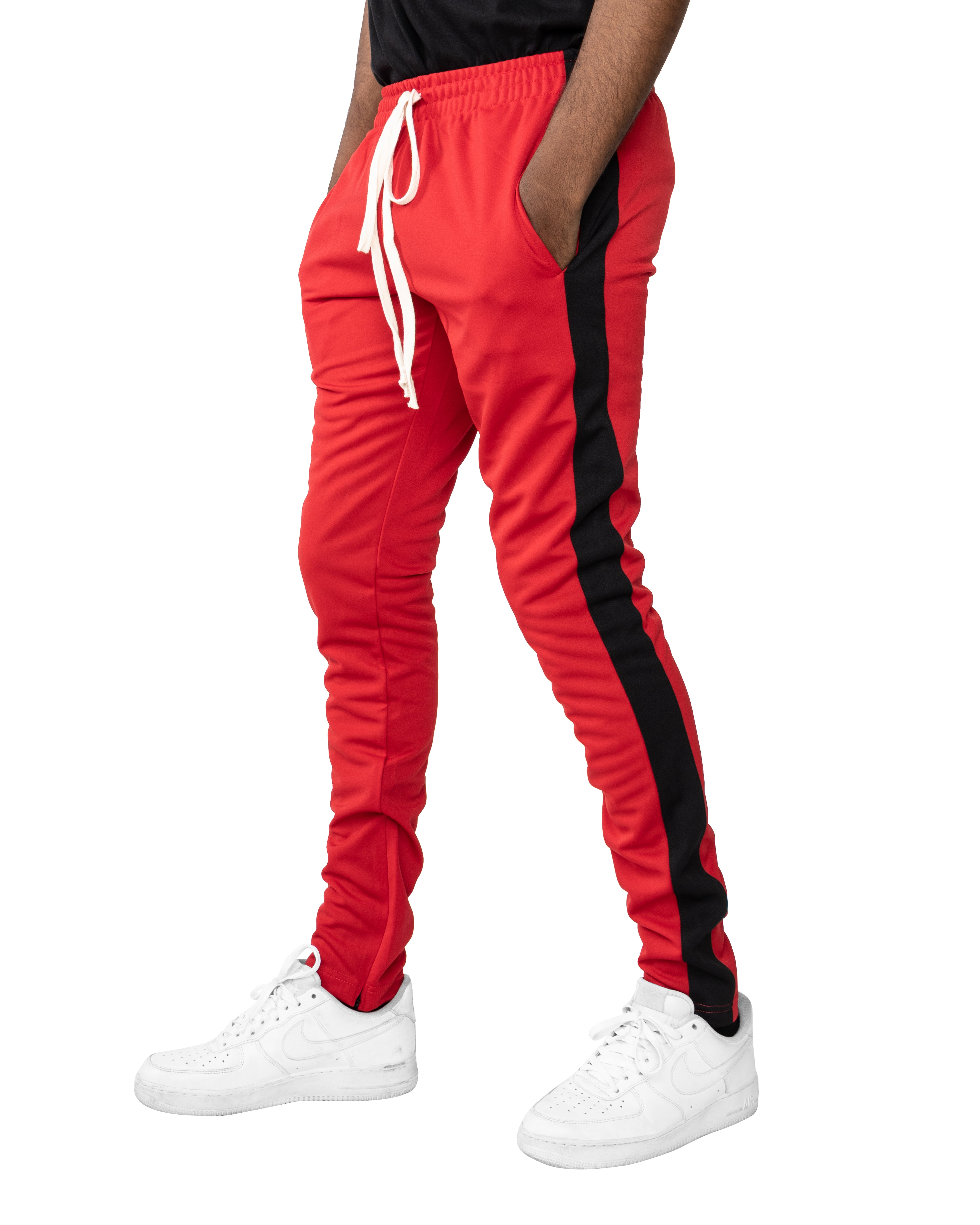 EPTM TRACK PANTS RED BLACK