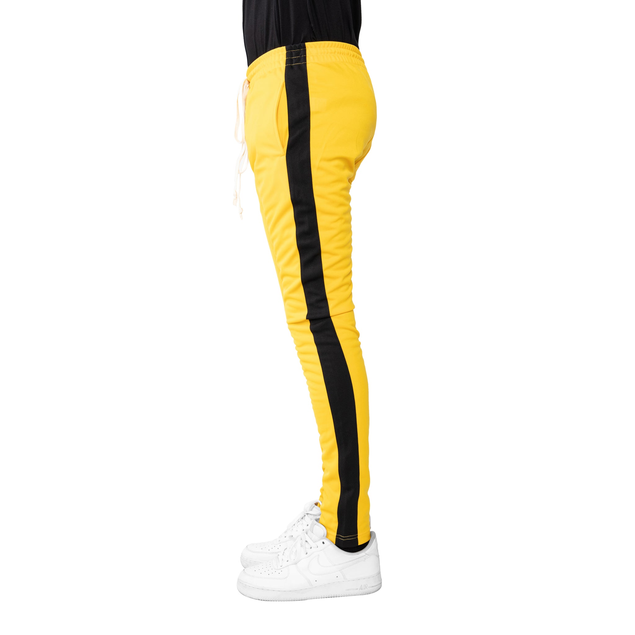 off white joggers black and yellow