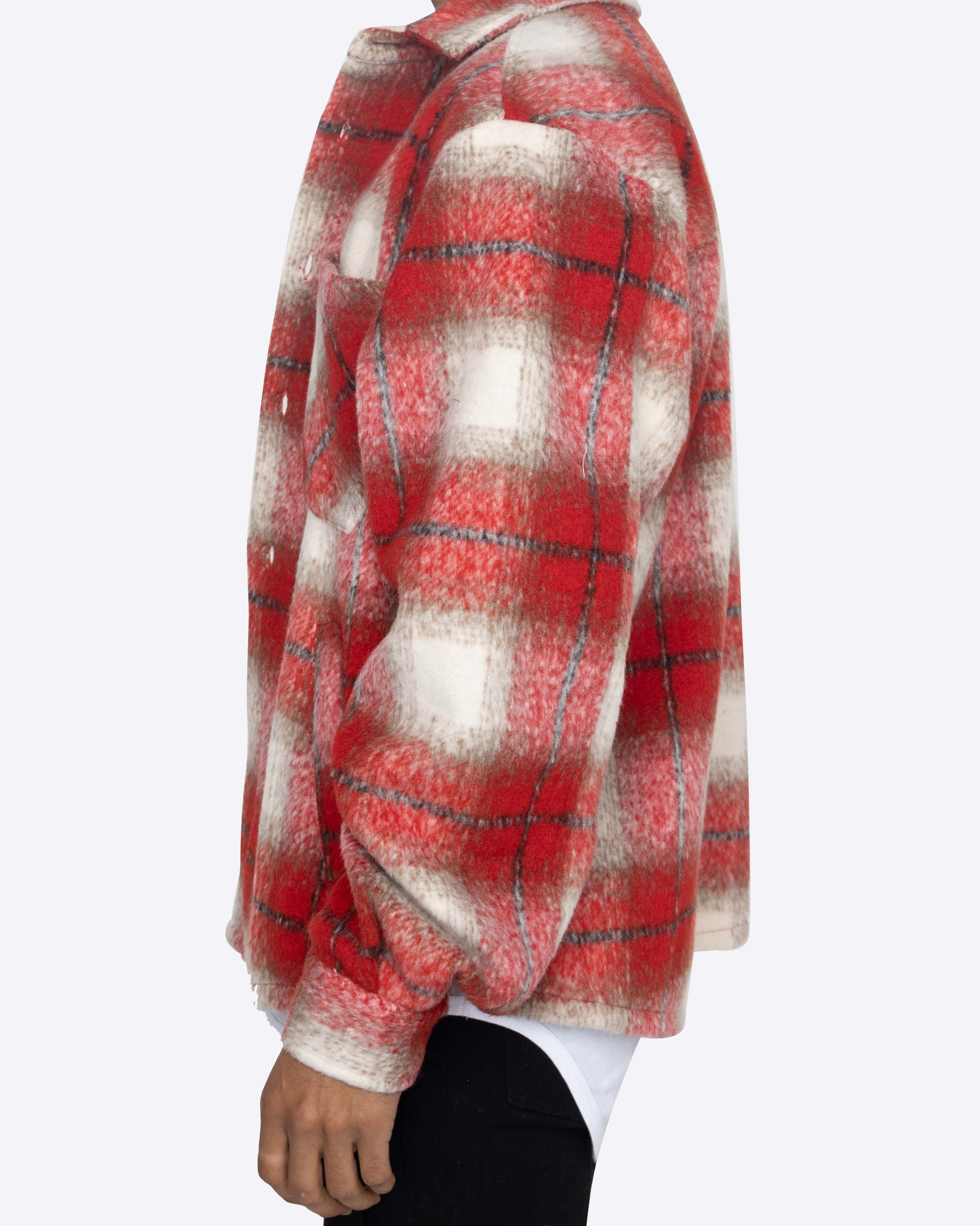 EPTM SIDE SLIT FLANNEL - RED