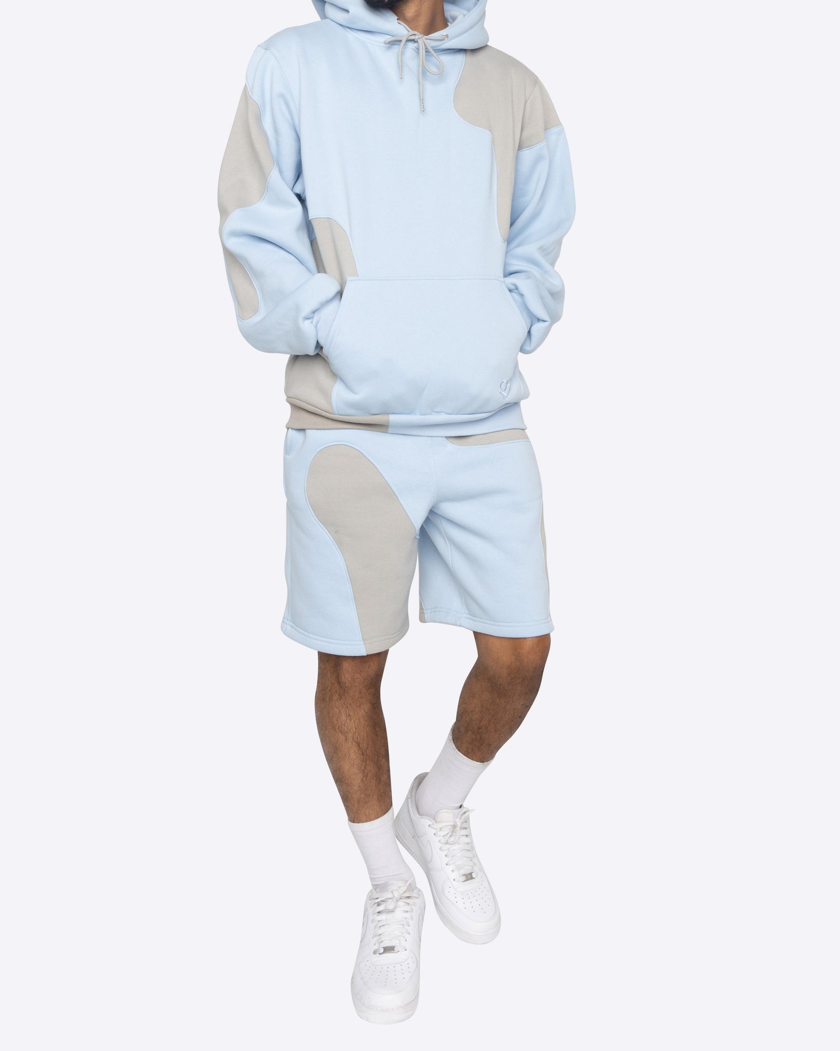 EPTM X PASCAL MARBLE HOODIE-LIGHT BLUE