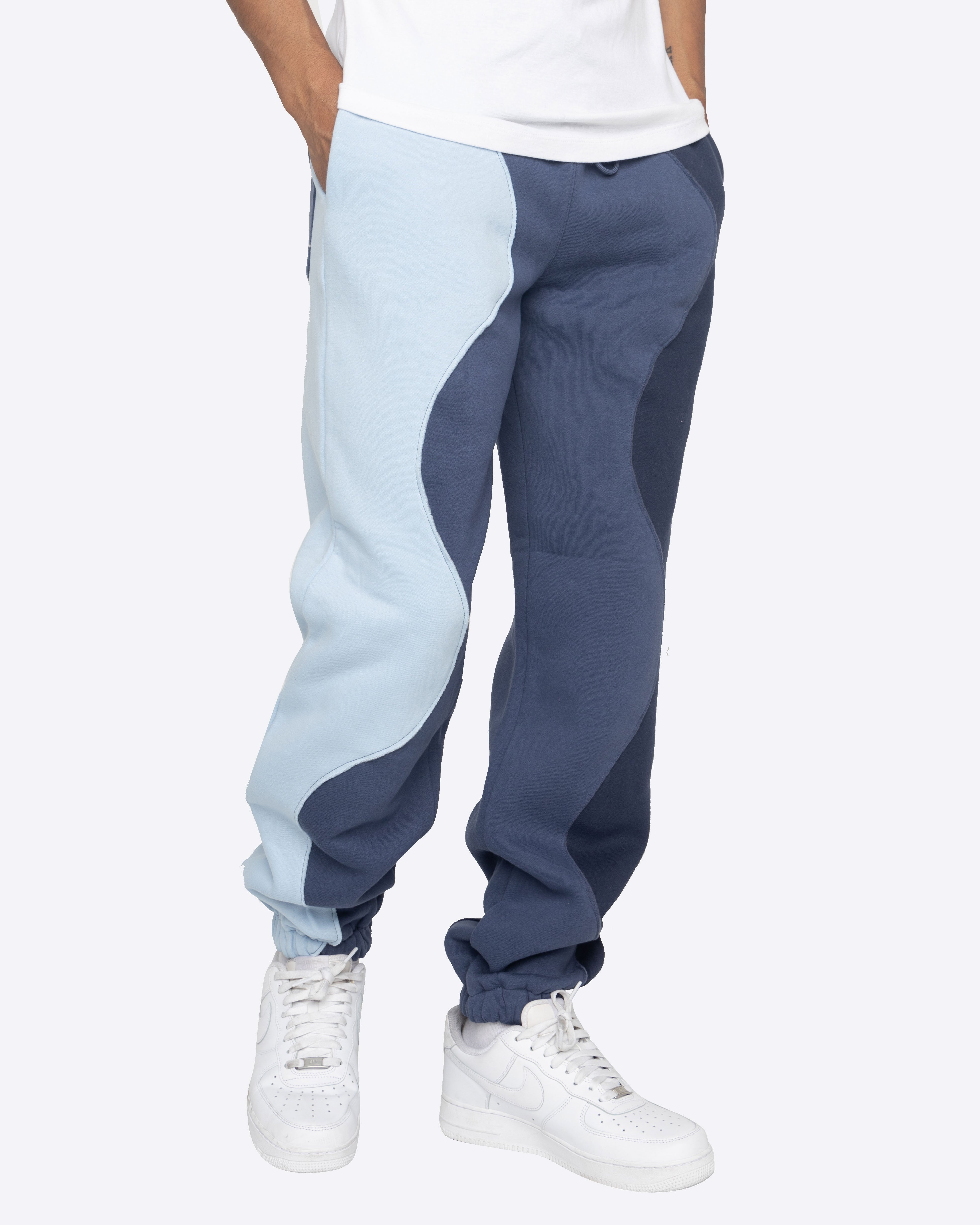 EPTM X PASCAL WAVY SWEATPANTS-BLUE