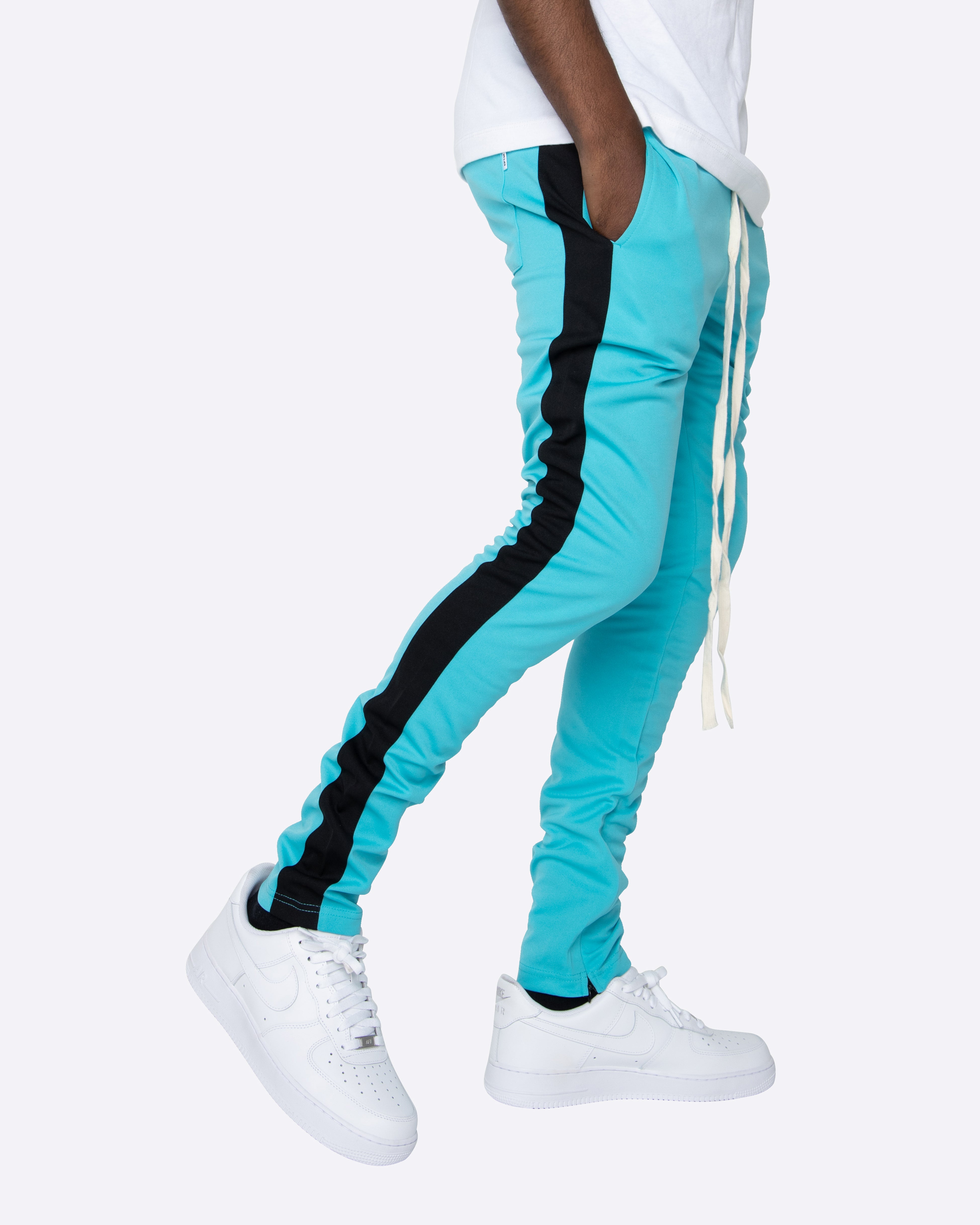 EPTM TRACK PANTS-TEAL/BLACK