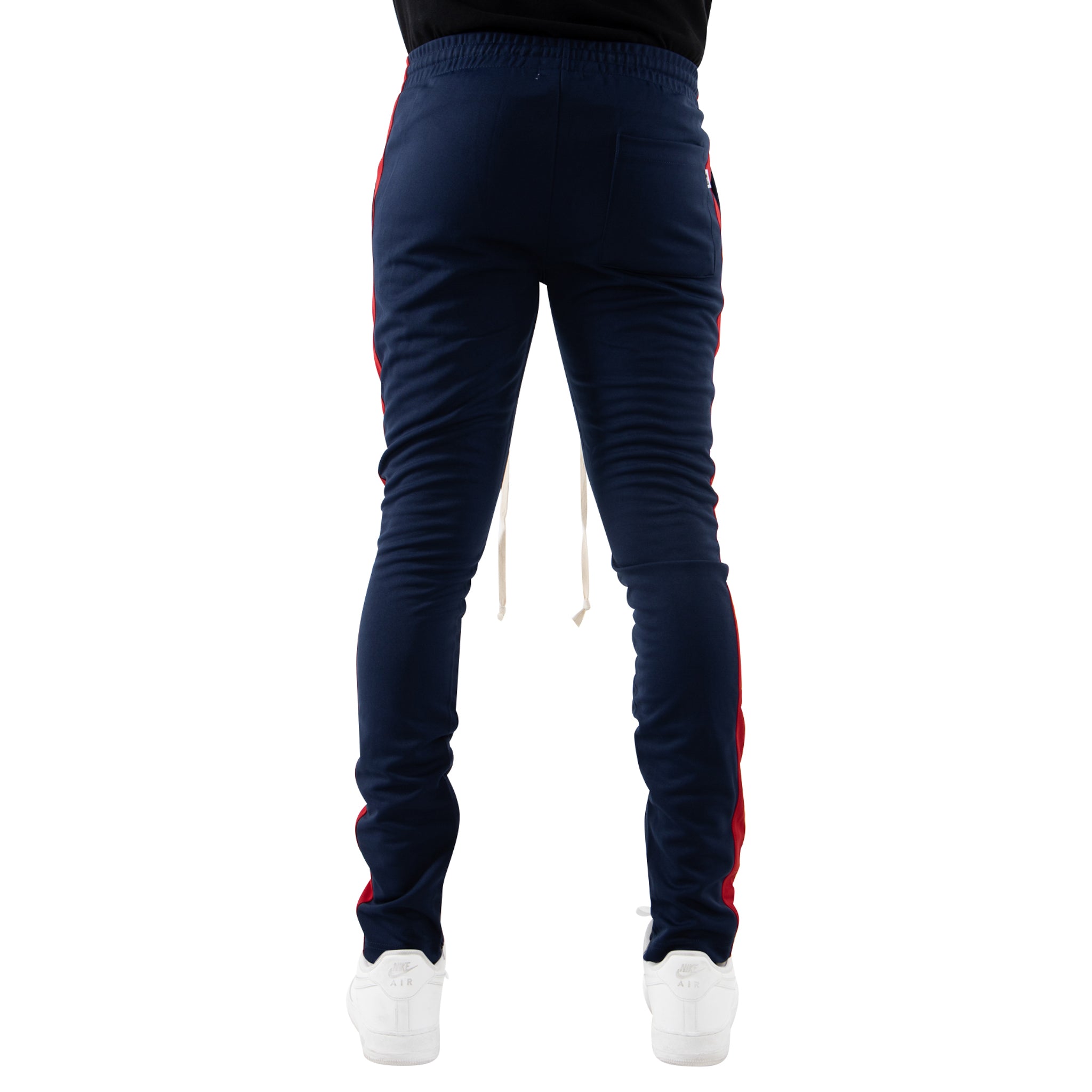 EPTM TRACK PANTS-NAVY/RED