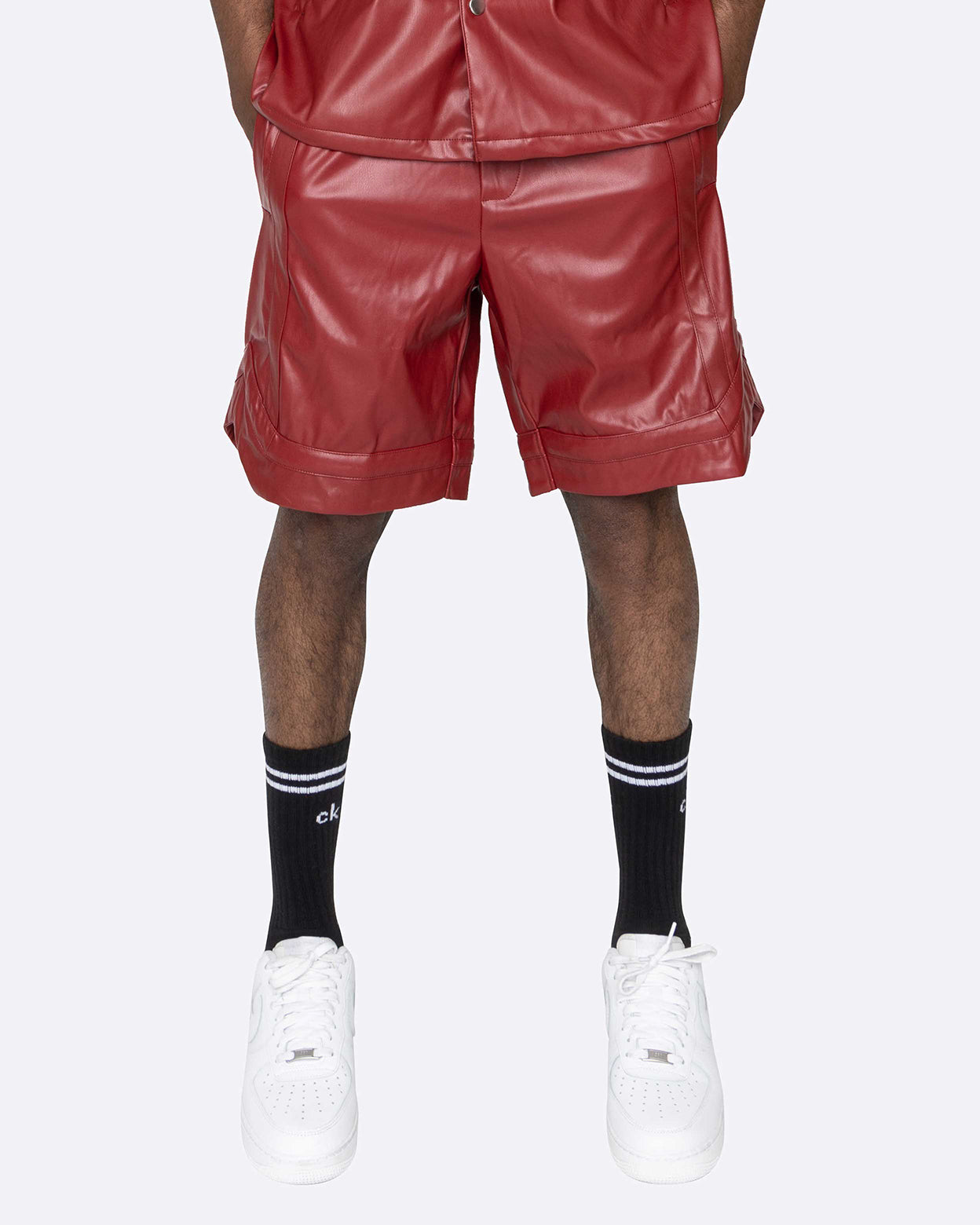 EPTM JOSIAH SHORTS-BURGUNDY