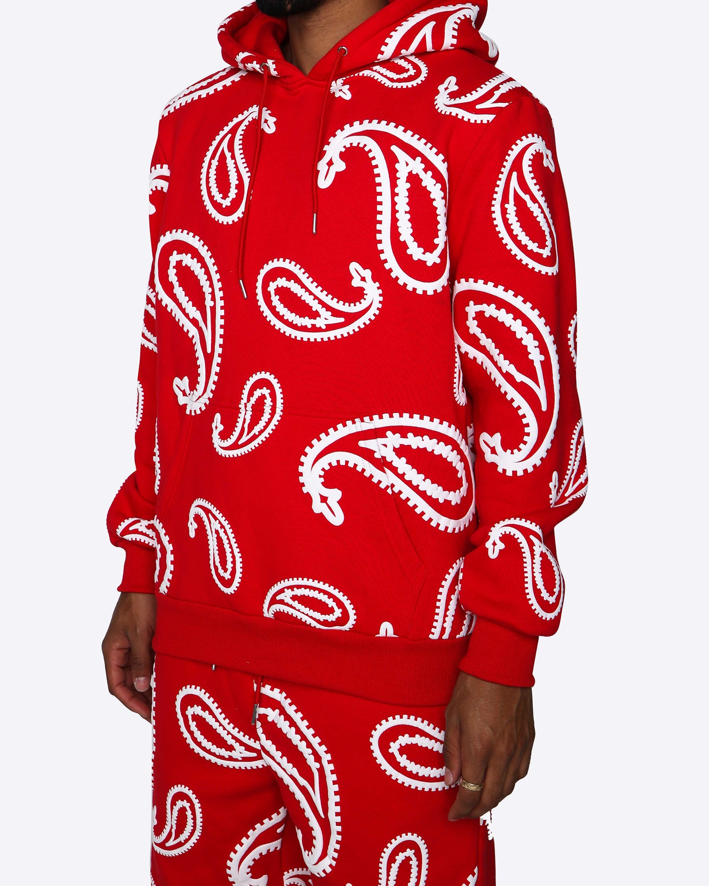 EPTM PUFFY HOODIE-RED