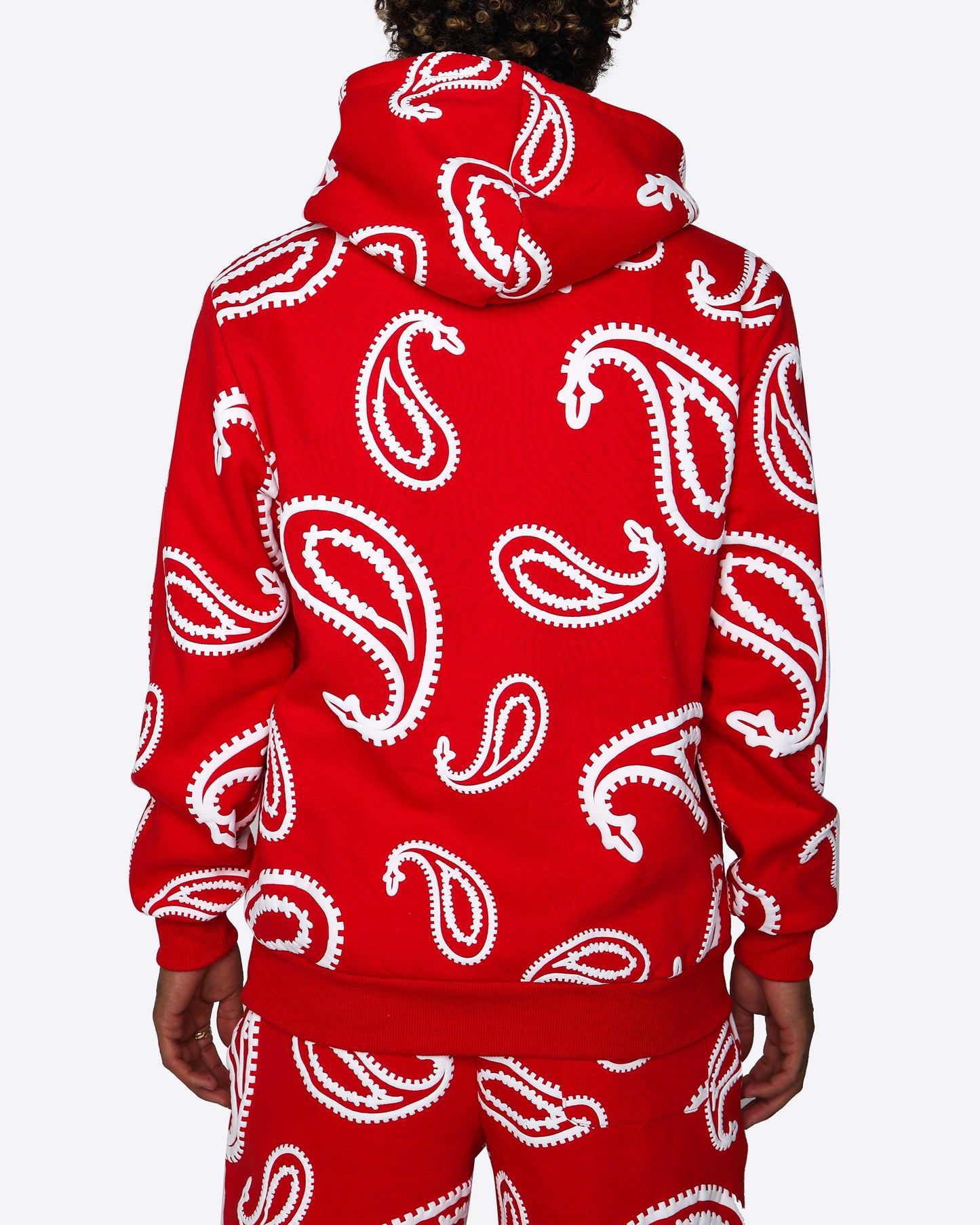EPTM PUFFY HOODIE-RED