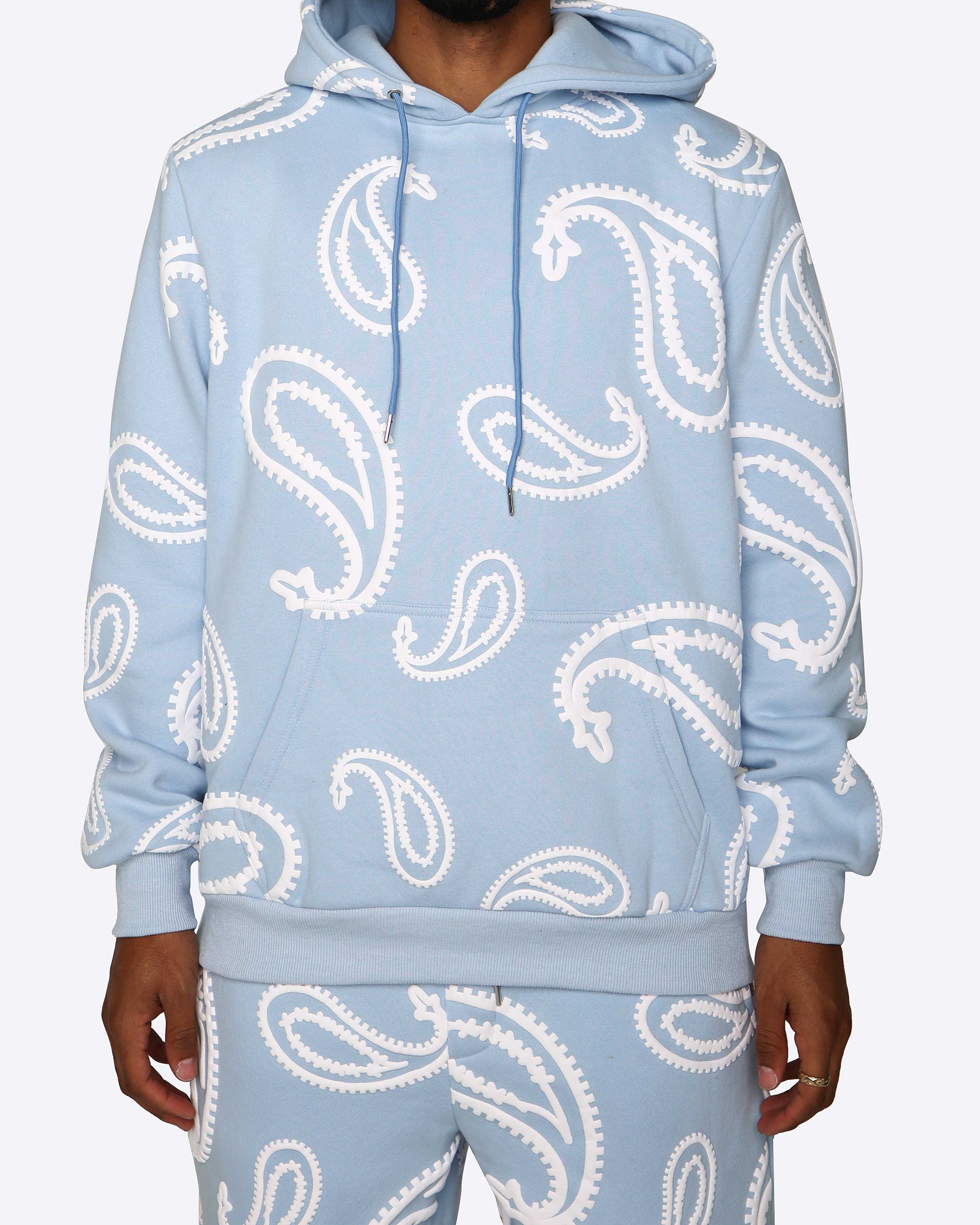 EPTM PUFFY HOODIE-LIGHT BLUE