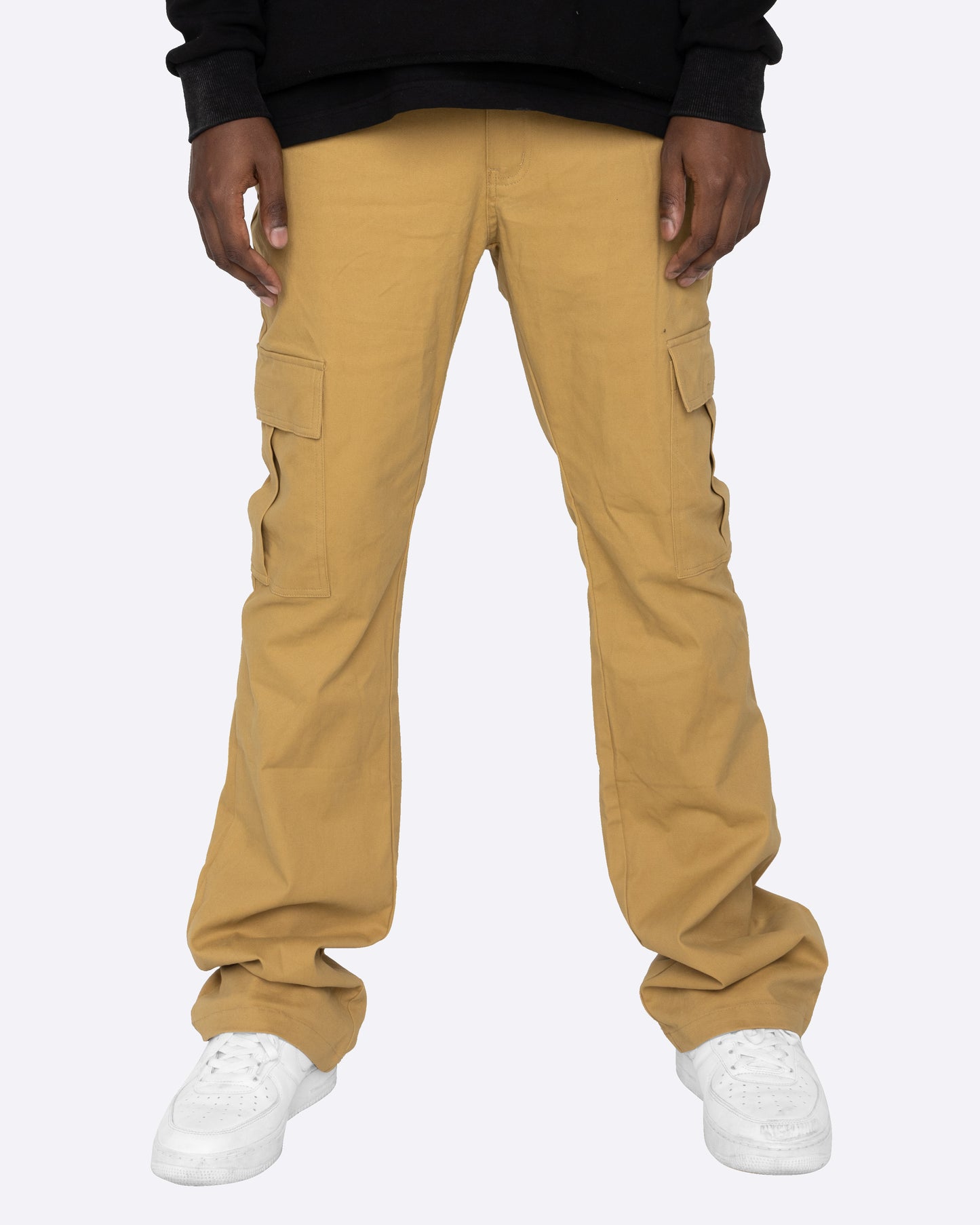 Long Pants For Men MenS Fashion Classic Twill Relaxed Fit Work Wear Combat  Safety Cargo Pants Khaki Xlac1591 