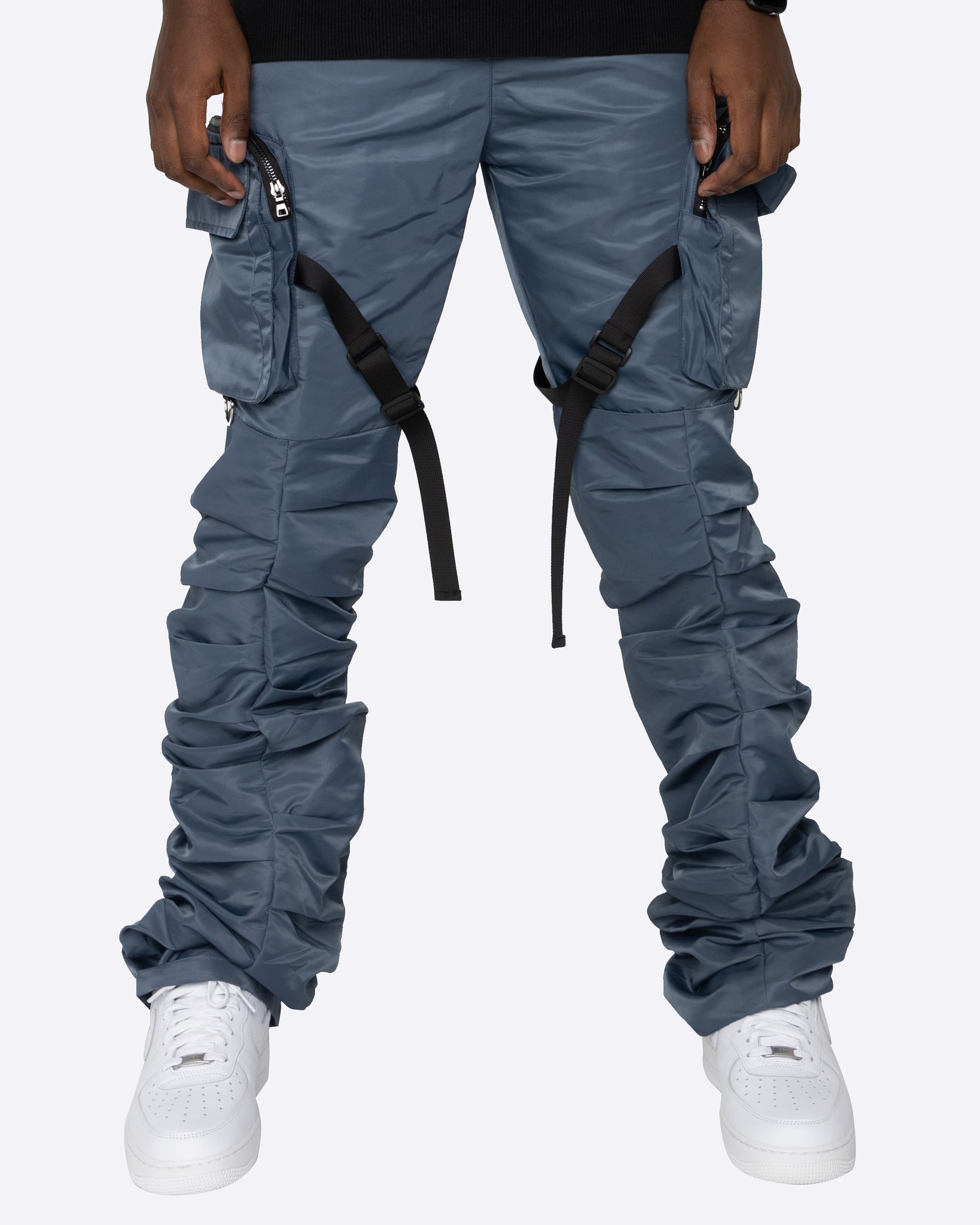 EPTM STACKED FLARE CARGO 2.0-STEEL BLUE