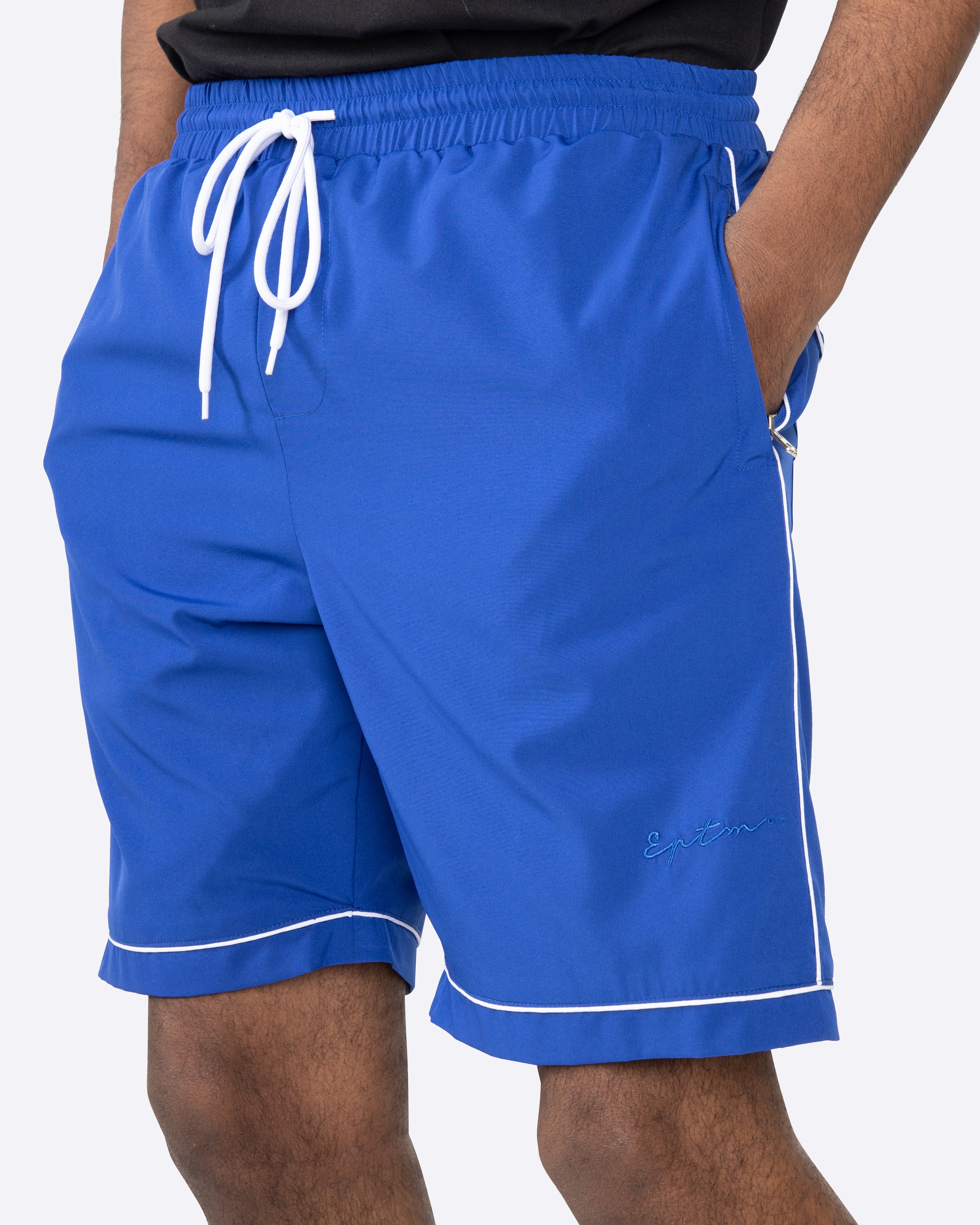 EPTM PIPING SHORTS-BLUE