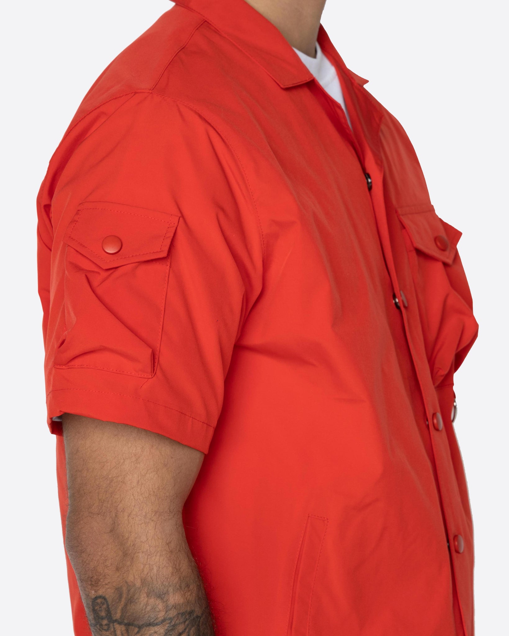 EPTM SNAP BUTTON SHIRT-RED