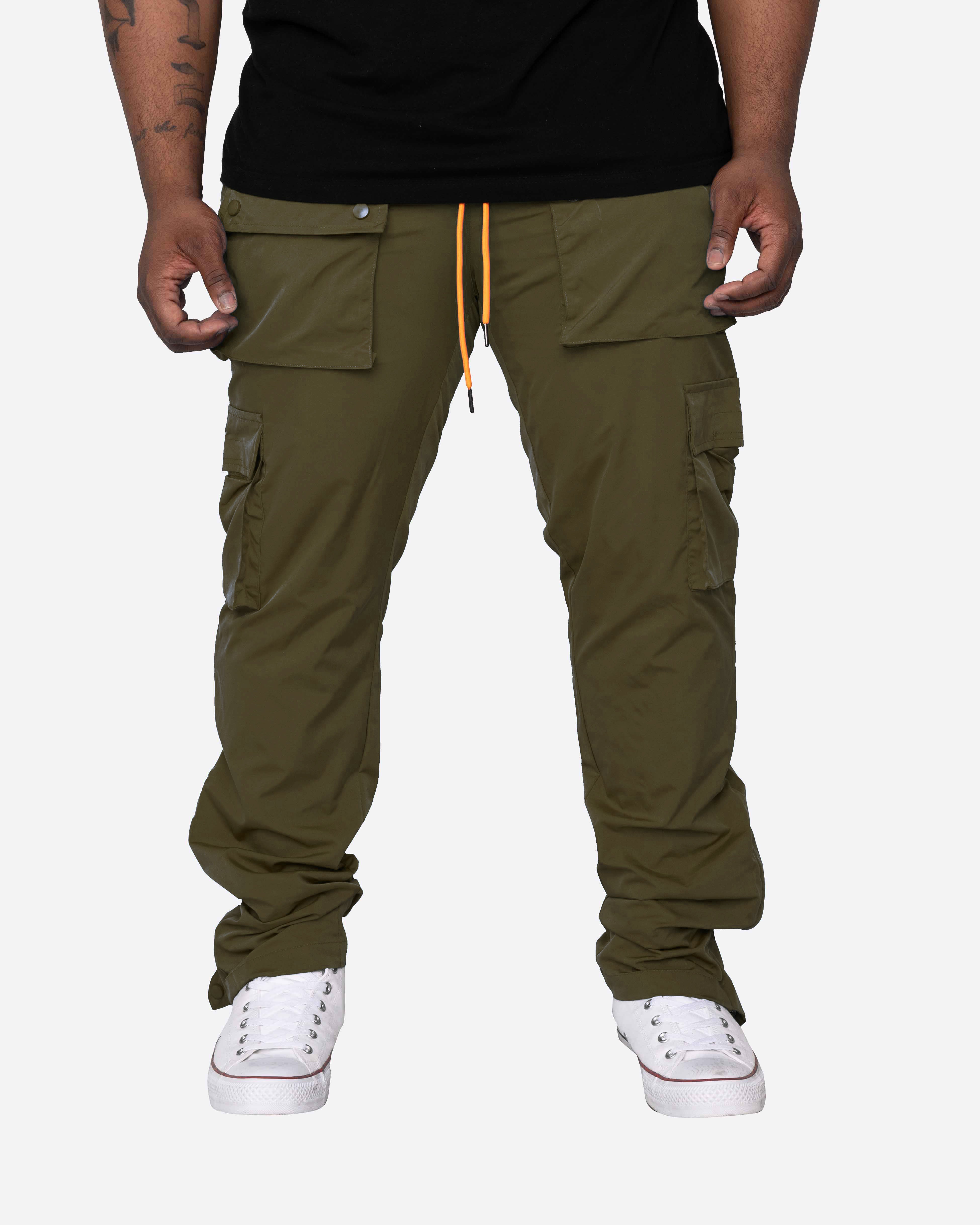 EPTM BIG N TALL SNAP CARGO PANTS-OLIVE